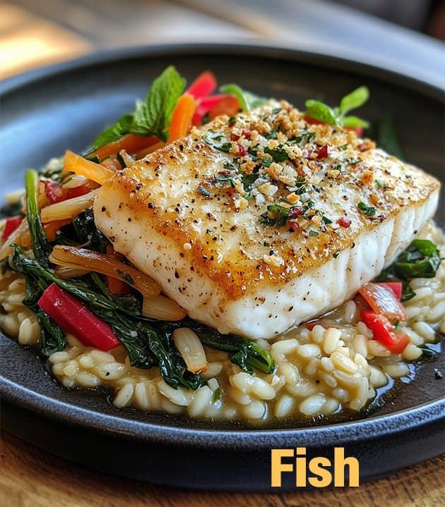 Fish and Vegetarian Dishes